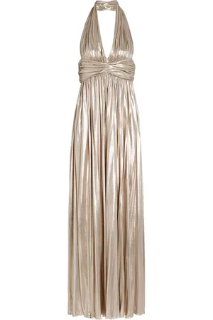 Giambattista Valli Kleedjes, Dames, Geel, S, Mouwloze Lange Jurk