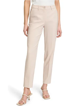 Betty Barclay Broeken, Dames, , XL, Klassieke zakelijke broek met plooi
