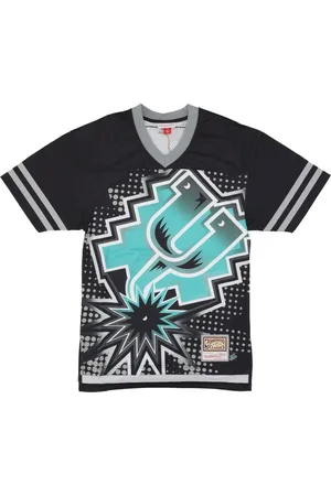 Mitchell & Ness Tops, Heren, Veelkleurig, L, Polyester, NBA Big Face 7.0 Football Jack