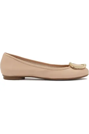 Kazar Schoenen, Dames, Roze, 37 EU, Leer, Leren ballerina
