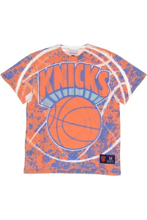 Mitchell & Ness Tops, Heren, Veelkleurig, M, Katoen, NBA Jumbotron Tee Hardwood Classics
