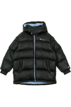 Champion Jassen, Dames, Zwart, L, Lange Zwarte/Azure Donsjas Vrouwen