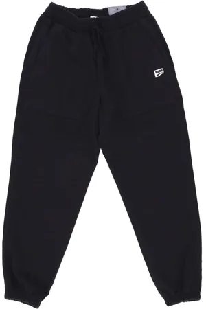 PUMA Broeken, Heren, Zwart, L, Katoen, Zwarte Downtown Trainingsbroeken Elastische Taille