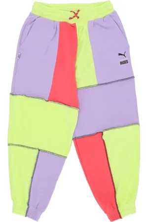 PUMA Broeken, Dames, Veelkleurig, M, Katoen, Lichtgewicht trainingsbroek losse pasvorm