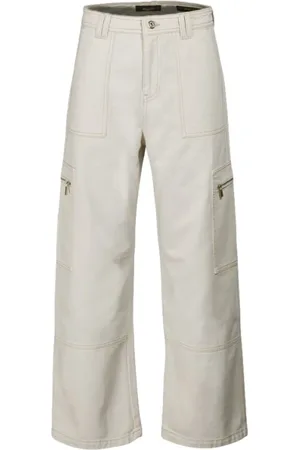 MOORER Jeans, Dames, , W27, Katoen, Arys-43 Ecru