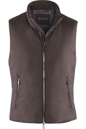 MOORER Jassen, Heren, Bruin, 3Xl, Leer, Uros-Skt
