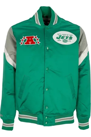 Mitchell & Ness Jassen, Heren, Groen, S, Polyester, NFL Heavyweight Bomberjack New York Jets