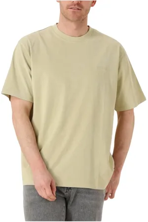 Woodbird Tops, Heren, , M, Katoen, Zand Longsleeve Tee voor Heren