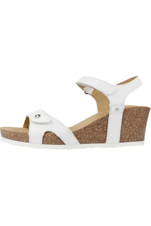 Panama Jack Schoenen, Dames, Wit, 36 EU, Basis sandaal met twee plakbanden