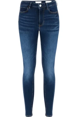 Guess Jeans, Dames, Blauw, W26, Denim, Blauwe Denim Jeans voor Mannen