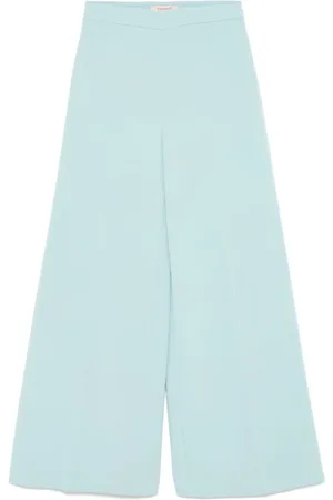 Twin-Set Broeken, Dames, Blauw, XS, Stijlvolle Broek Set