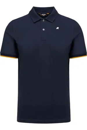 K-Way Tops, Heren, Blauw, 2Xl, Katoen, Stretch Katoenen Poloshirt