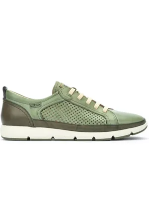 Pikolinos Schoenen, Heren, Groen, 39 EU, Leer, Fuencarral Heren Sneaker - Groen