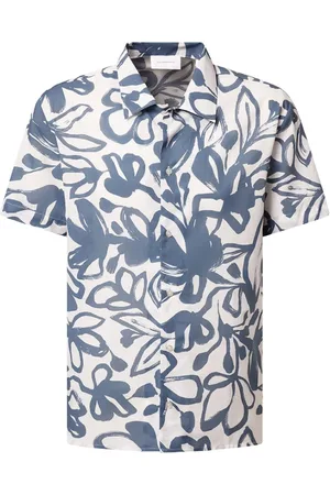 Baldessarini Overhemden, Heren, Blauw, M, Eenvoudig Stijl Model