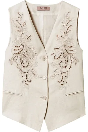 Twin-Set Jassen, Dames, , L, Stijlvolle Top voor Vrouwen