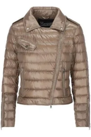 HERNO Jassen, Dames, Bruin, S, Duifgrijs Stijlvolle Jassen