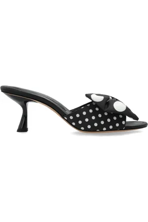 Kate Spade Schoenen, Dames, Zwart, 35 1/2 EU, Leer, Rue hakken muiltjes