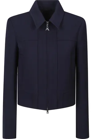 Patrizia Pepe Jassen, Dames, Blauw, S, Stijlvolle jas voor alle gelegenheden