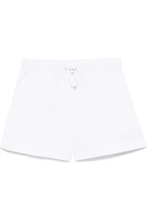 Moschino Korte broeken, Dames, Wit, S, Denim, Witte Denim Shorts