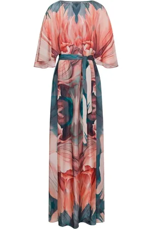 Alberta Ferretti Kleedjes, Dames, Veelkleurig, M, Elegante Jurken Collectie