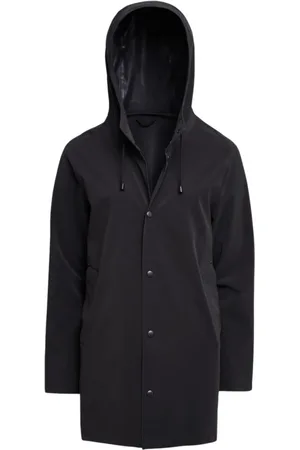 Stutterheim Jassen, unisex, Zwart, XL, Lichtgewicht Matte Regenjas