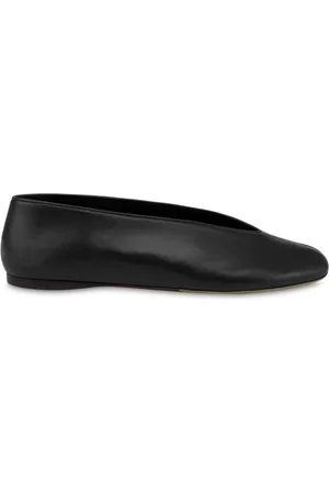Moschino Schoenen, Dames, Zwart, 41 EU, Zwarte platte schoenen
