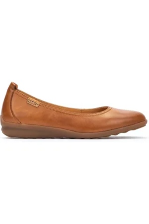 Pikolinos Schoenen, Dames, Bruin, 38 EU, Bruine Ballerina Schoenen voor Vrouwen
