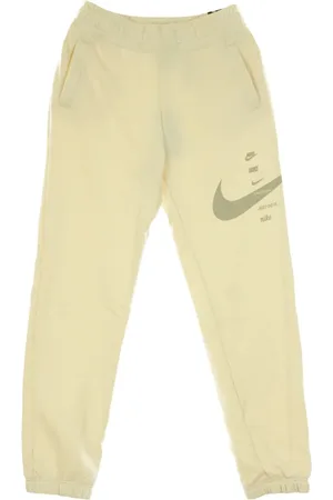 Nike Broeken, Dames, Groen, L, Sportkleding Fleece Trainingspak Broek voor Vrouwen
