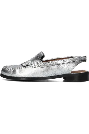 CTWLK. Schoenen, Dames, Grijs, 41 EU, Zilveren Slingback Schoenen voor Vrouwen