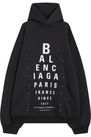 Balenciaga Sweatshirts & Hoodies, Dames, Zwart, S, Hoodie