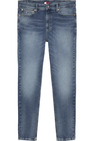 Tommy Hilfiger Jeans, Heren, Blauw, W32, Denim, Blauwe Skinny Fit Stretch Denim Jeans