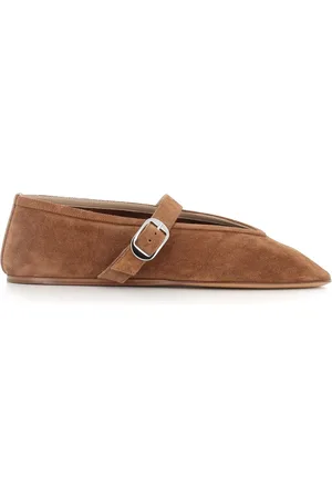 Le Monde Beryl Schoenen, Dames, Bruin, 37 EU, Suède, Cognac Suède Ballerina Schoenen