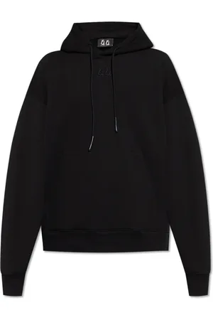 44 Label Group Sweatshirts & Hoodies, Heren, Zwart, S, Katoen, Sweatshirt met Logo