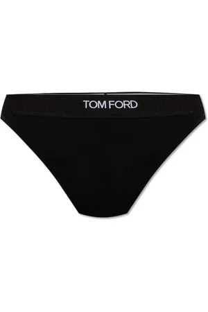Tom Ford Ondergoed, Dames, Zwart, L, Slips met Logo