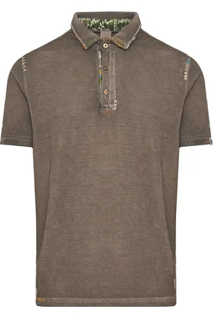 BOB der Bär Tops, Heren, Bruin, XL, Katoen, Klassieke katoenen poloshirt