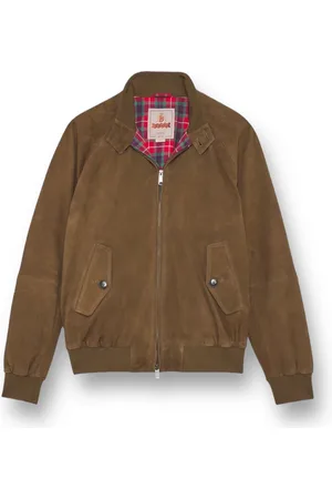 Baracuta Jassen, Heren, Bruin, 2Xs, Klassieke G9-jas van stof