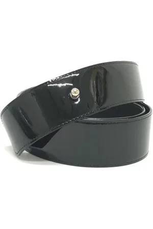 LOUIS VUITTON Pre-owned, Dames, Zwart, ONE Size, Leer, Pre-owned Leather belts