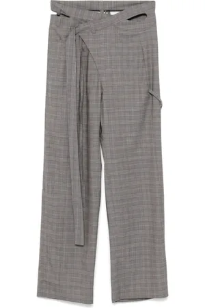 OTTOLINGER Broeken, Dames, Grijs, S, Grijze Broek met Verborgen Sluiting