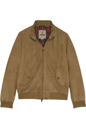 Baracuta Jassen, Heren, Bruin, S, Stijlvolle Herenjas Kleding