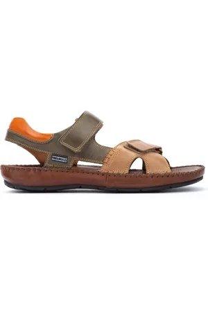 Pikolinos Schoenen, Heren, Veelkleurig, 40 EU, Leer, Multikleur herensandaal - Tarifa stijl