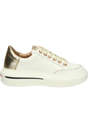 Alexander Smith Schoenen, Dames, Wit, 37 EU, Leer, Lancaster Gate Sneakers
