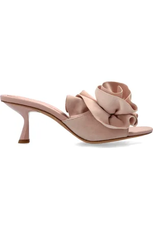 Kate Spade Schoenen, Dames, Roze, 35 1/2 EU, Leer, Muiltjes met hak Flourish