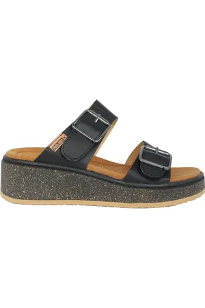Pikolinos Schoenen, Dames, Zwart, 42 EU, Zwarte damessandaal - Alzira stijl