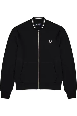 Fred Perry Jassen, Heren, Zwart, XL, Bomberjack