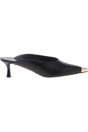 BALDININI Schoenen, Dames, Zwart, 38 EU, leather sabot