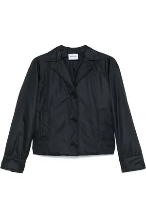 Aspesi Jassen, Dames, Zwart, M, Nylon, Nylon Hila Jas