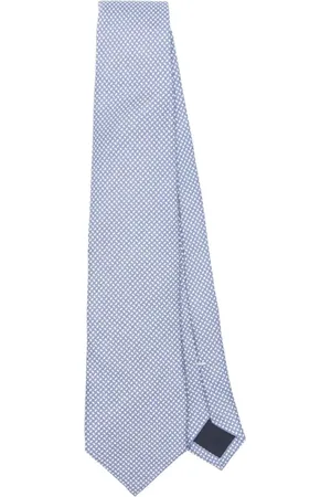 corneliani Accessoires, Heren, Blauw, ONE Size, Lichtblauwe Zijden Stropdas