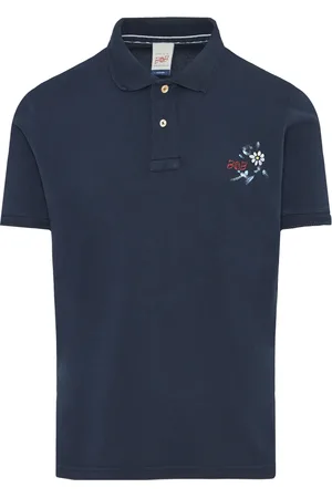 BOB der Bär Tops, Heren, Blauw, L, Katoen, Klassieke Katoenen Poloshirt