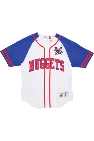 Mitchell & Ness Tops, Heren, Veelkleurig, S, Katoen, Denver Nuggets NBA Shirt Jersey