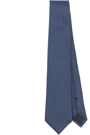 corneliani Accessoires, Heren, Blauw, ONE Size, Blauwe Zijden Stropdas voor Mannen